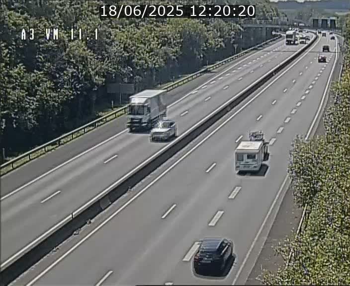 Webcam à la frontière franco-luxembourgeoise, avant la Croix de Bettembourg - BK 11.1 - direction Luxembourg-ville