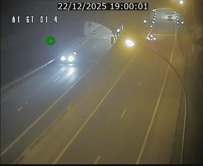 Traffic live webcam Luxembourg Hesperange - A1 direction Kirchberg - BK 1.4