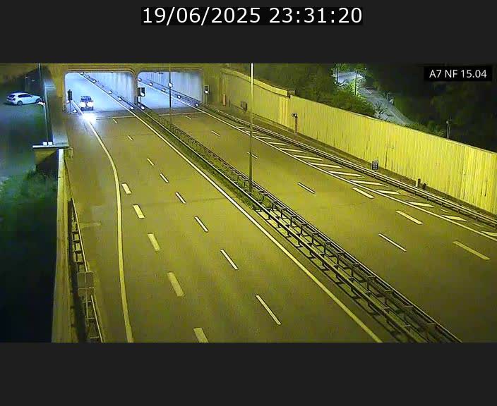Caméra trafic Luxembourg - A7, Tunnel Mersch, entrée sud, direction Ettelbruck
