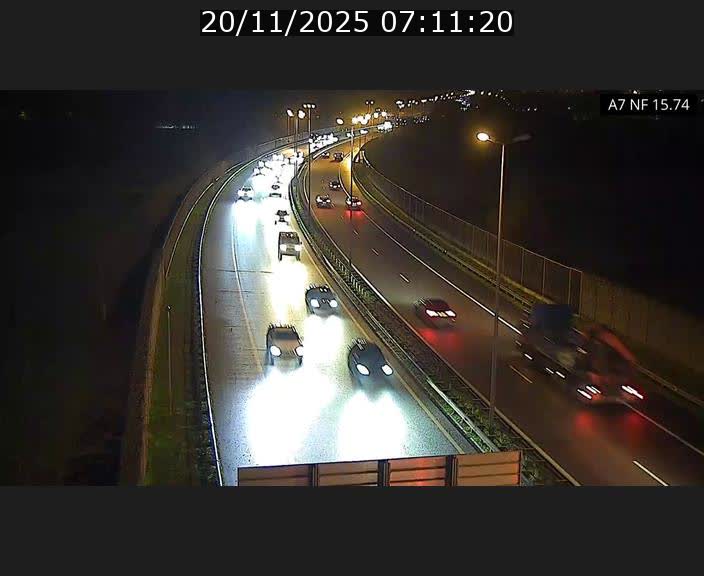 Caméra trafic Luxembourg - A7, Tunnel Mersch, entrée nord, direction Lorentzweiler