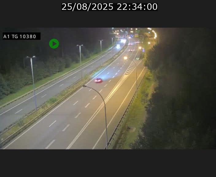 Traffic live webcam Luxembourg Senningerberg - A1 direction Luxembourg Kirchberg - BK 10.3