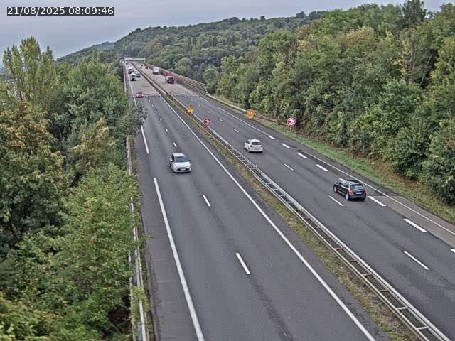 Caméra autoroute France - A30, Hayange direction Metz