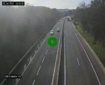 Webcam routière au début de la N10, au sud de Poitiers, proche de la jonction avec l'A10
