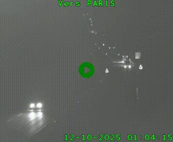 Caméra routière sur l'autoroute A20 à Bessines-sur-Gartempe. Vue orientée vers Paris