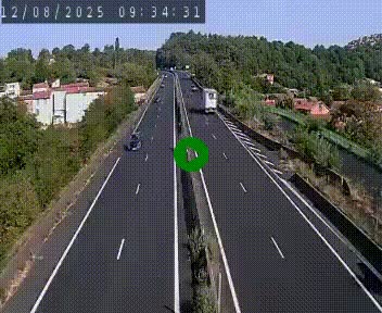 Caméra autoroute A75 à hauteur de Coudes, en direction de Clermont-Ferrand