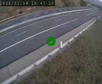 Caméra autoroutière France - A75, Engayresque, entre Millau et Séverac-le-Chateau, en direction de Montpellier