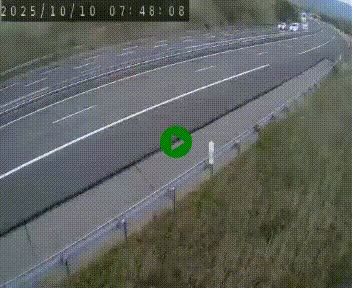 Caméra autoroute A75 à hauteur de la sortie 42 (Rodez, Laissac, Aire de l'Auvergne) située sur la commune d'Auberoques, près de Sévérac-le-Château