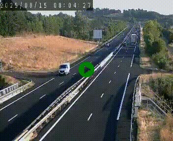 Caméra autoroutière France - A75, Coren, en direction de Montpellier