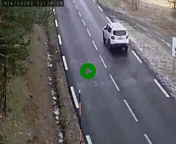 Caméra routière France - N102, au niveau du col de Montmirat à Saint-Etienne-du-Valdonnez à 1039 mètres d'altitude
