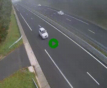 Caméra autoroute A75 à hauteur du col des Issartets en direction de Montpellier