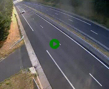 Caméra autoroute A75 à hauteur du col des Issartets en direction de Montpellier