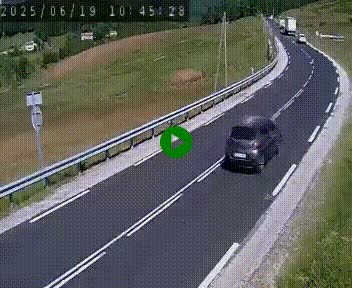 Webcam routière au niveau du col de la Chavade en Ardèche, sur la N102 à 1266 mètres d'altitude