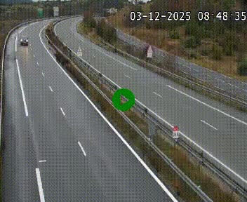 Caméra autoroute A75 à hauteur de la sortie 49 Le Caylar en direction de Montpellier