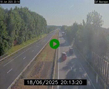 Webcam sur le périphérique de Rennes (N136) à hauteur de Maurepas, au nord de la ville