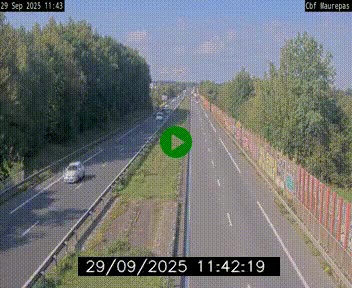 Webcam sur le périphérique de Rennes (N136) à hauteur de Maurepas, au nord de la ville