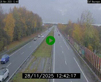 Webcam sur le périphérique de Rennes (N136) à hauteur de Maurepas, au nord de la ville