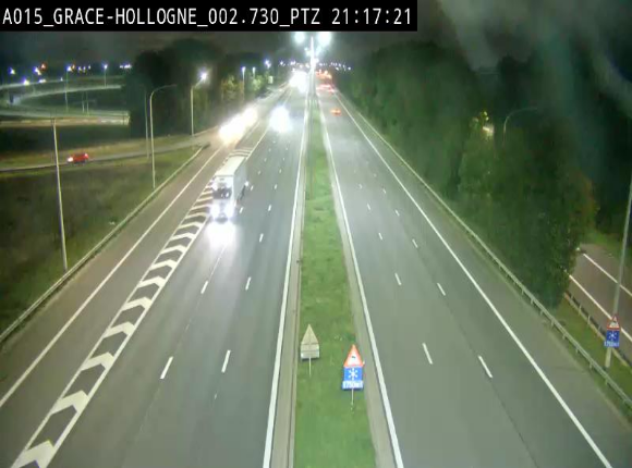 Caméra trafic Belgique - Grâce-Hollogne - E42, jonction avec A604, direction Loncin/Aéroport de Liège -  BK 3.2