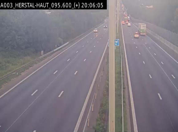 Webcam autoroute Belgique - Herstal - E40 direction Aix-la-Chapelle - BK 97