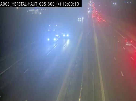 Webcam autoroute Belgique - Herstal - E40 direction Aix-la-Chapelle - BK 97