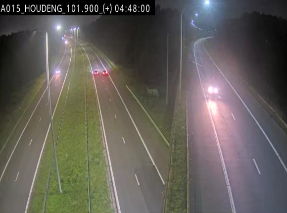 Webcam autoroute Belgique - Houdeng-Goegnies - Jonction E19/E42 direction Tournai/Mons - BK 101.85