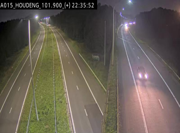 Webcam autoroute Belgique - Houdeng-Goegnies - Jonction E19/E42 direction Tournai/Mons - BK 101.85