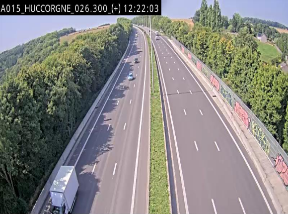 Webcam autoroute Belgique - Viaduc de Huccorgne - E42 