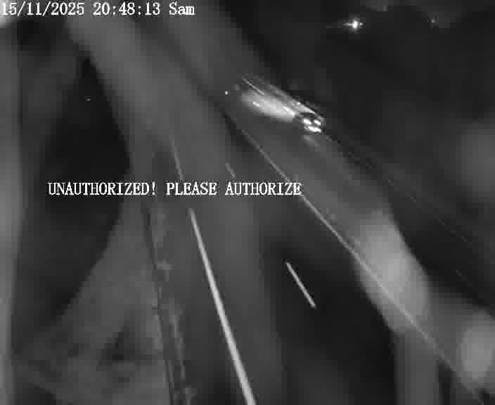 Webcam sur la D910 située dans la Côte des 4 vents. Vue orientée vers le bas, vers Saint-Avold.