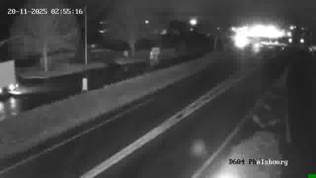 Webcam de surveillance sur D604 (France) à Phalsbourg, cadrée vers Phalsbourg, proposant une information routière utile aux déplacements quotidiens.