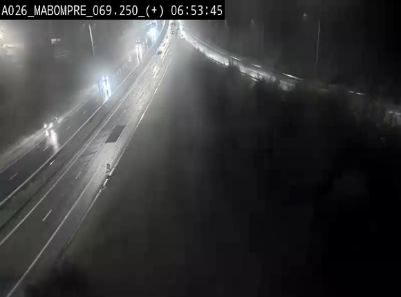 Webcam E25 (A26) à Mabompré. Vue orientée vers le Luxembourg