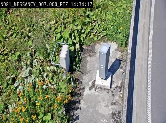 Webcam sur la N81 (E411) à hauteur du Cora Messancy. Vue orientée vers Arlon