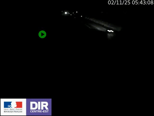 Webcam sur le contournement de Valence, sur la Nationale 7, à la jonction avec la N532, caméra orientée vers Grenoble