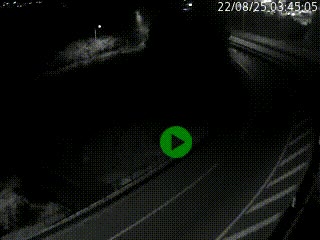 Caméra autoroute à la jonction entre l'A7 et la D301 (Boulevard urbain Sud de Lyon) à Feyzin, au sud de Lyon. Vue orientée vers Mions