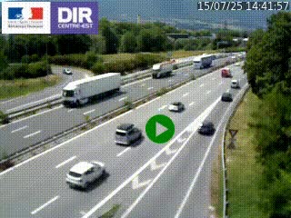 Webcam sur la Nationale 201 à hauteur de la sortie Chambéry-Nord, avant à la jonction entre l'A41 et l'A43, en direction de Lyon