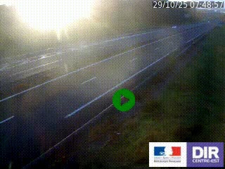 Webcam autoroute sur l'A77 à hauteur de Pouilly-sur-Loire en direction de Nevers