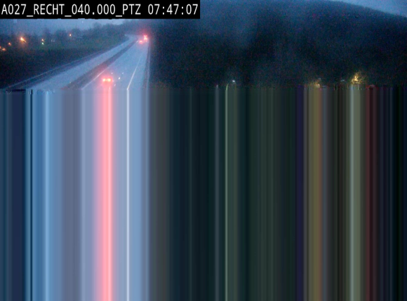 Webcam sur A27/E42 après Malmedy. Vue orientée vers l'Allemagne