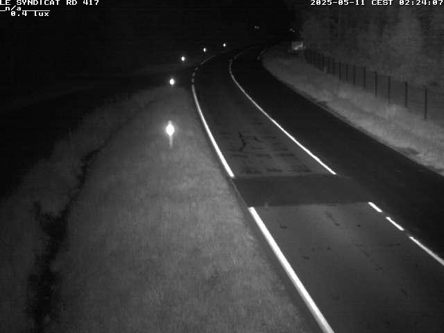 Webcam dans les Vosges dans la commune du Syndicat sur la D417 sur la route de Gerardmer