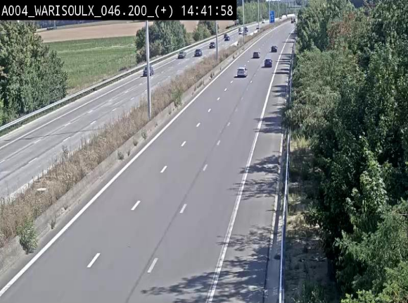 Webcam autoroute Belgique - Warissoulx - E411 - BK 46.2