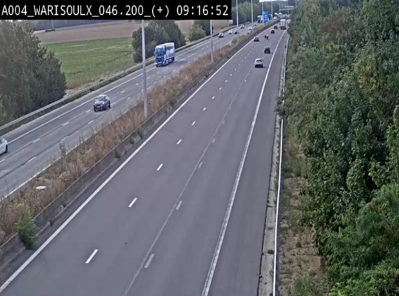 Webcam autoroute Belgique - Warissoulx - E411 - BK 46.2