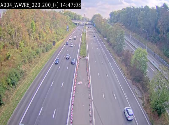 Webcam @ Wavre-sud KP 19.6, A4/E411