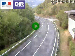 Caméra trafic sur la N90 à Bourg-Saint-Maurice, en provenance d'Aoste et en direction d'Albertville