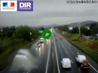 Caméra autoroute à Saint-Etienne (Les Littes) à hauteur du Ikea Saint-Etienne sur l'A72 en direction de Roanne