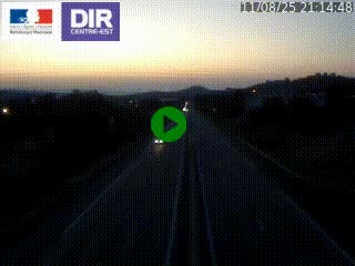 Caméra autoroute à Saint-Etienne (Les Littes) à hauteur du Ikea Saint-Etienne sur l'A72 en direction de Roanne