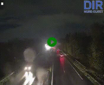 Webcam sur le périphérique de Caen (N814) à l'est de la ville, à Mondeville hauteur de la sortie 2, Presqu'île-Rives de l'Orne, au bout de l'autoroute A13