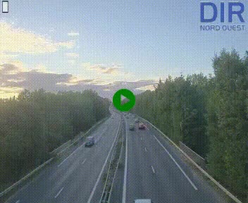 Webcam sur le périphérique de Caen (N814) à l'est de la ville, à Mondeville hauteur de la sortie 2, Presqu'île-Rives de l'Orne, au bout de l'autoroute A13