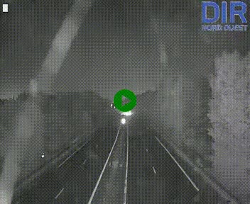 Webcam sur le périphérique de Caen (N814) à l'est de la ville, à Mondeville hauteur de la sortie 2, Presqu'île-Rives de l'Orne, au bout de l'autoroute A13