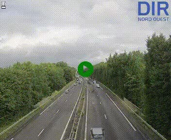 Webcam sur le périphérique de Caen (N814) à l'est de la ville, à Mondeville hauteur de la sortie 2, Presqu'île-Rives de l'Orne, au bout de l'autoroute A13