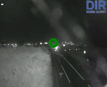 Webcam au début de l'A84 sur le périphérique Ouest de Caen (N814) à hauteur de la sortie 9, Porte de Bretagne
