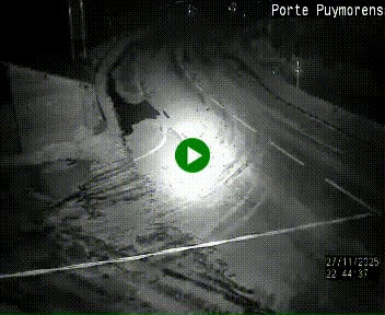 Webcam Col du Puymorens sur N320, en direction de Pas de la Casa (Andorre)