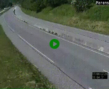 Webcam Ax-les-Thermes sur N20, en direction d'Andorre