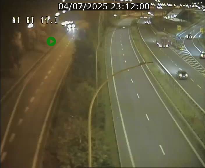 Traffic live webcam Luxembourg Senningerberg - A1 direction Allemagne - BK 11.3